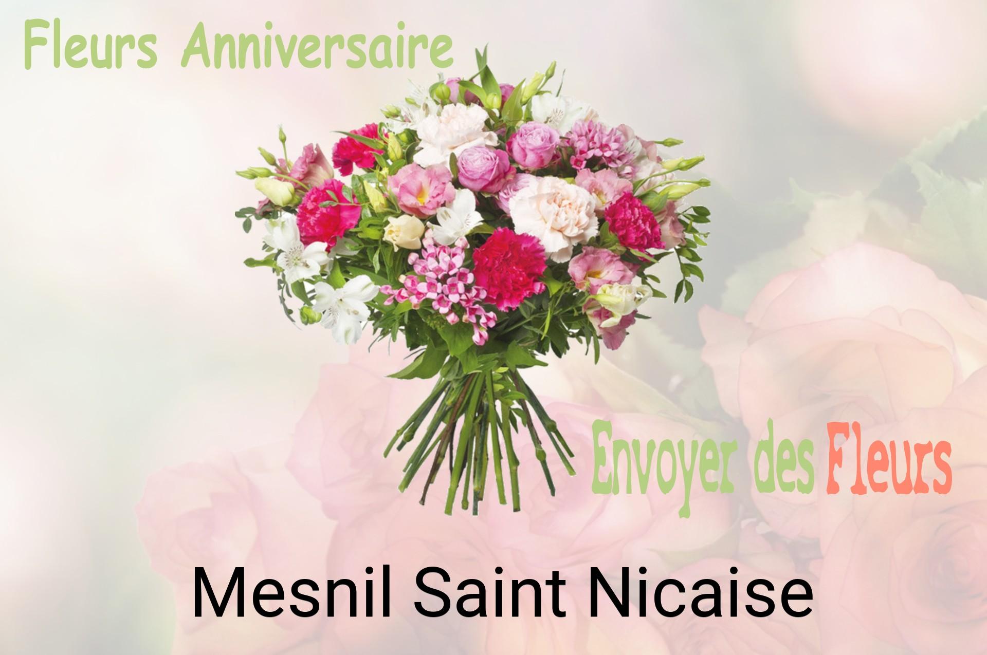 Bouquet de fleurs d’anniversaire livré à Mesnil-Saint-Nicaise