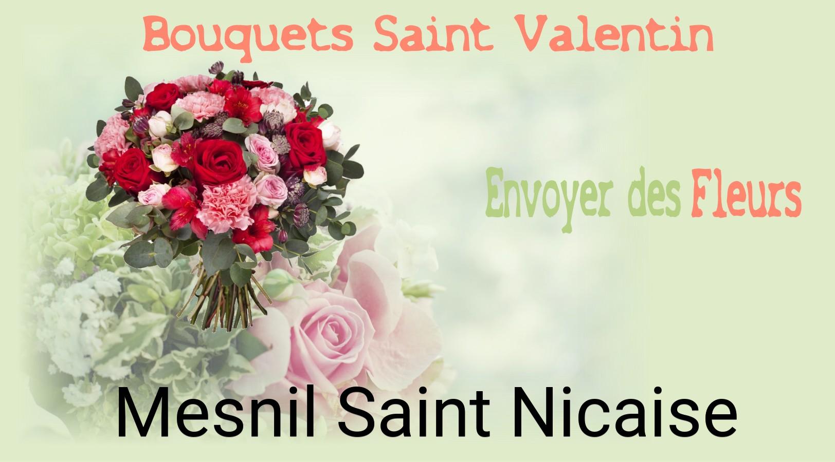 Roses de Saint-Valentin livrées à Mesnil-Saint-Nicaise